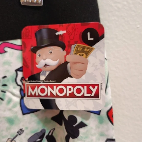 Monopoly Themed Boxer Briefs Size L - Picture 3 of 6